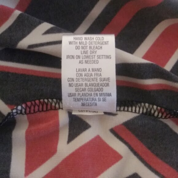 Studio One New York women's size XL red, white and black diamond dress - Picture 16 of 16